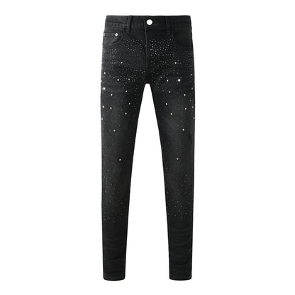 SOLLSALE-PURPLE  Fashion Jeans 9130
