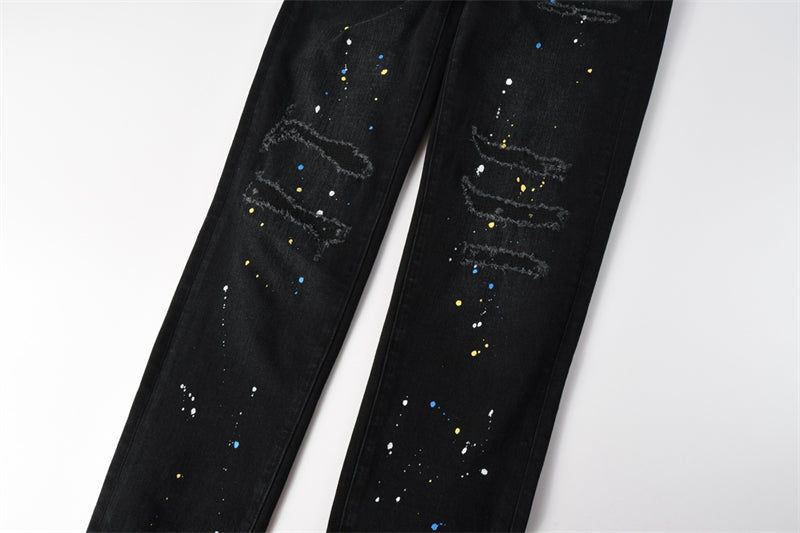 SOLLSALE-PURPLE  Fashion Jeans 9121