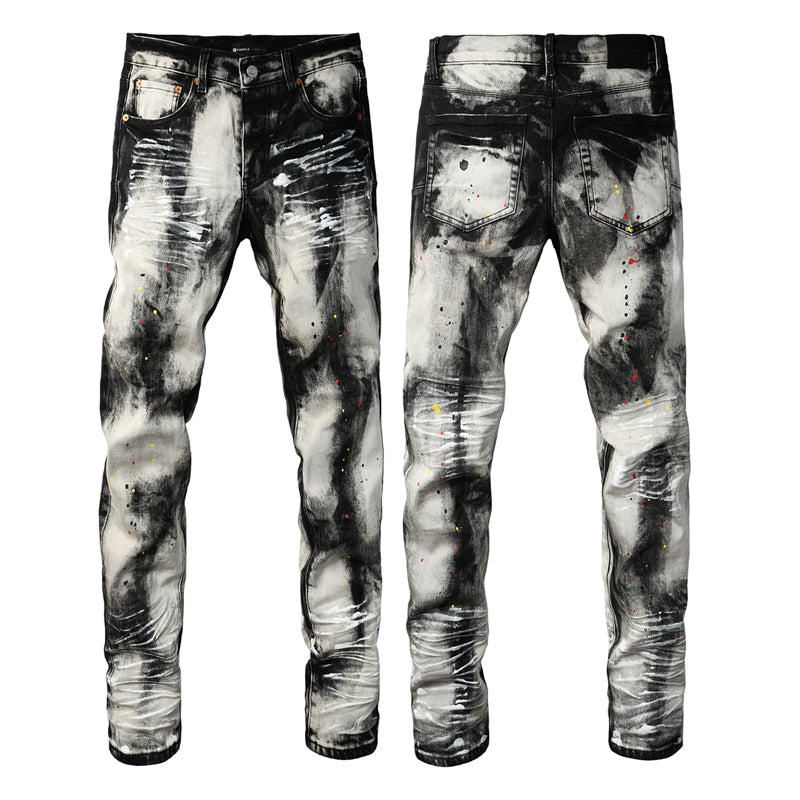 SOLLSALE-PURPLE  Fashion Jeans 9111