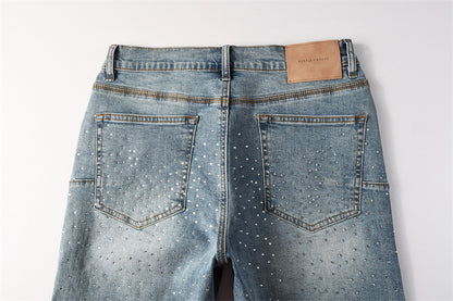 SOLLSALE-PURPLE  Fashion Jeans 5098