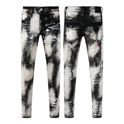 SOLLSALE-PURPLE  Fashion Jeans 9111