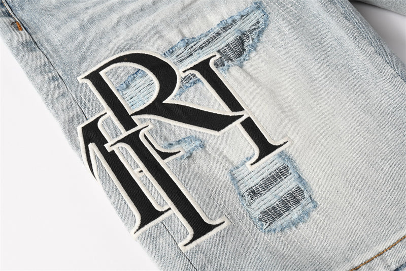 SOLLSALE-AMIRI  Fashion Denim shorts 6003
