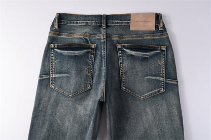 SOLLSALE-PURPLE  Fashion Jeans 9114