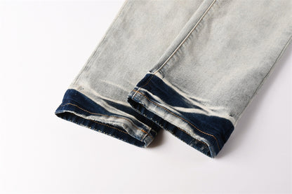 SOLLSALE-PURPLE  Fashion Jeans 9134