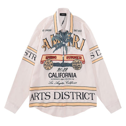 SOLLSALE-AMIRI silk shirt