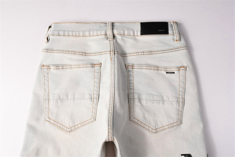 SOLLSALE-AMIRI  Fashion Denim shorts 6001