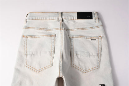 SOLLSALE-AMIRI  Fashion Denim shorts 6001