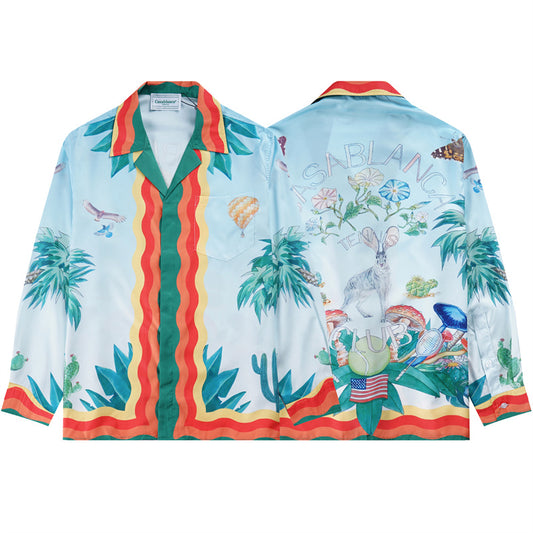 SOLLSALE-Casablanca silk shirt