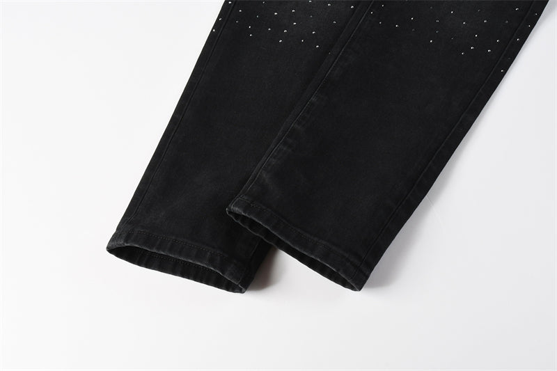SOLLSALE-PURPLE  Fashion Jeans 9130