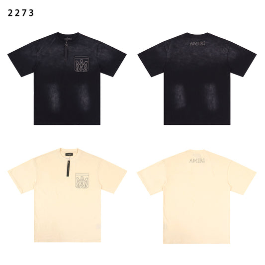 SOLLSALE-AMIRI fashion T-shirt