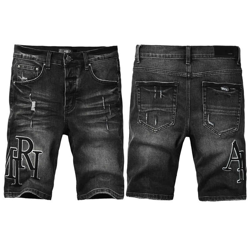 SOLLSALE-AMIRI  Fashion Denim shorts 6004