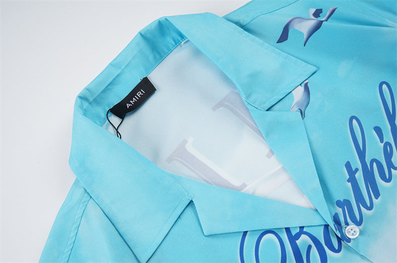 SOLLSALE-AMIRI silk shirt