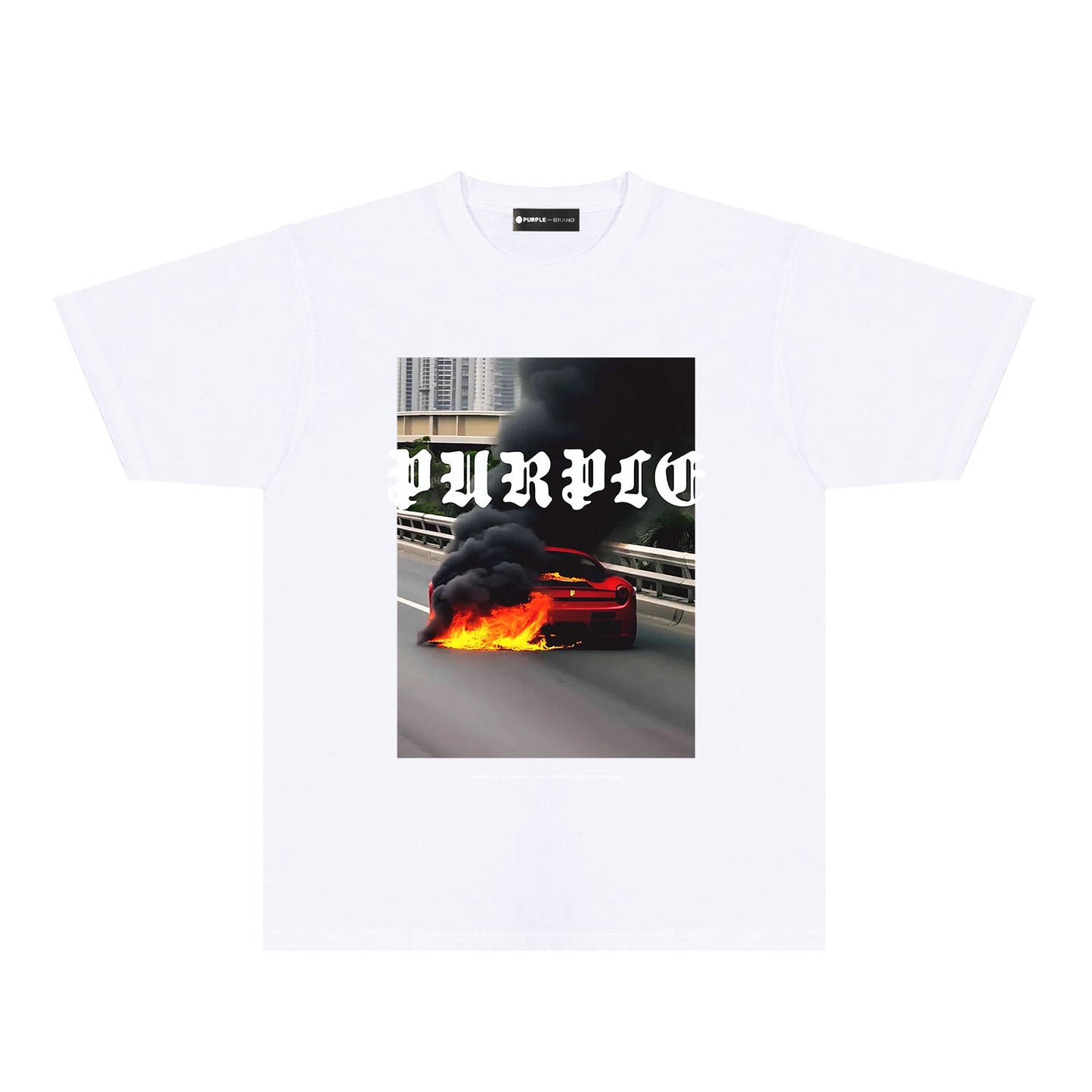 SOLLSALE-PURPLE  fashion T-shirt