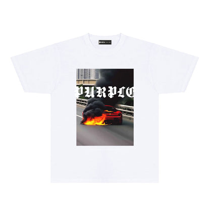 SOLLSALE-PURPLE  fashion T-shirt