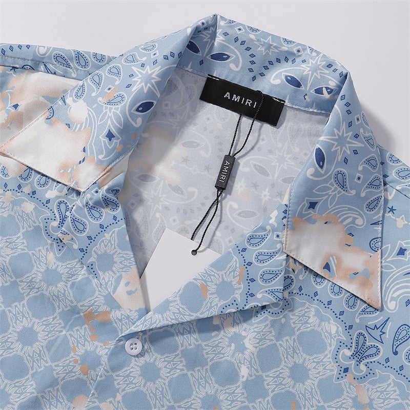 SOLLSALE-AMIRI silk shirt
