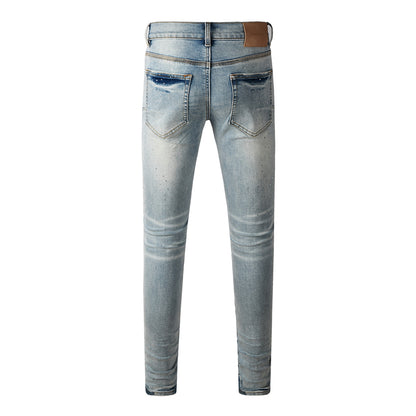 SOLLSALE-PURPLE  Fashion Jeans 9119