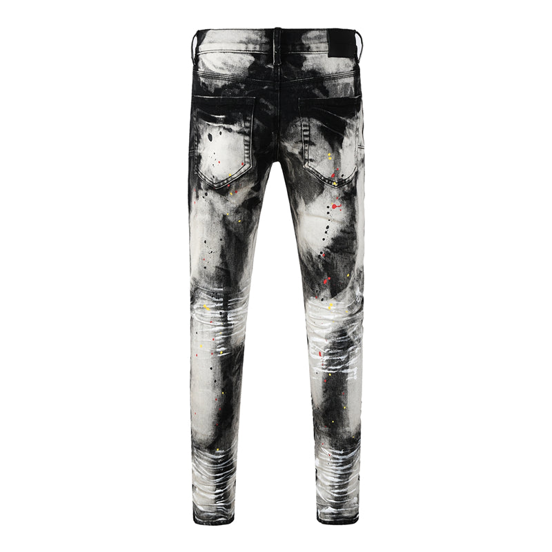 SOLLSALE-PURPLE  Fashion Jeans 9111