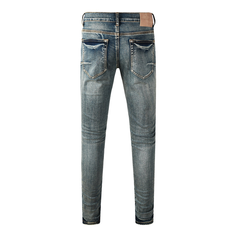 SOLLSALE-PURPLE  Fashion Jeans 9114