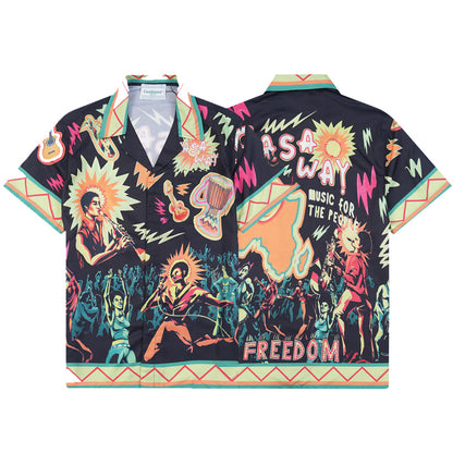 SOLLSALE-Casablanca silk shirt