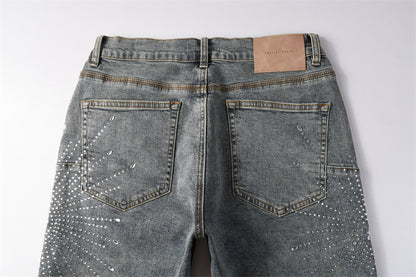 SOLLSALE-PURPLE  Fashion Jeans 5093