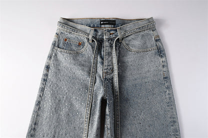 SOLLSALE-PURPLE  Fashion Jeans 9133