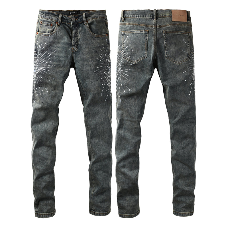 SOLLSALE-PURPLE  Fashion Jeans 9122