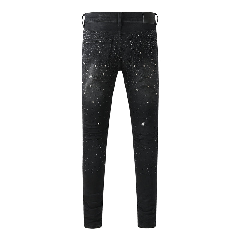 SOLLSALE-PURPLE  Fashion Jeans 9130