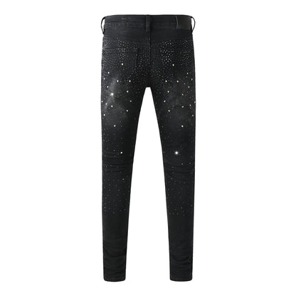SOLLSALE-PURPLE  Fashion Jeans 9130