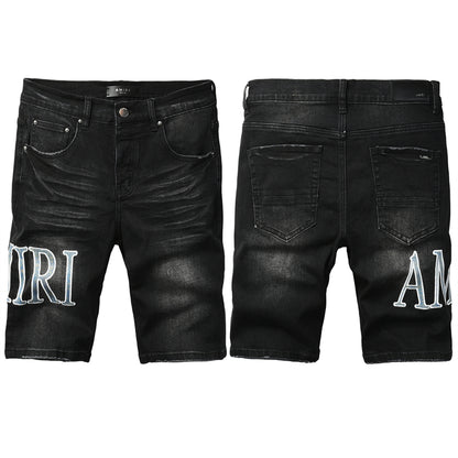 SOLLSALE-AMIRI  Fashion Denim shorts 6005