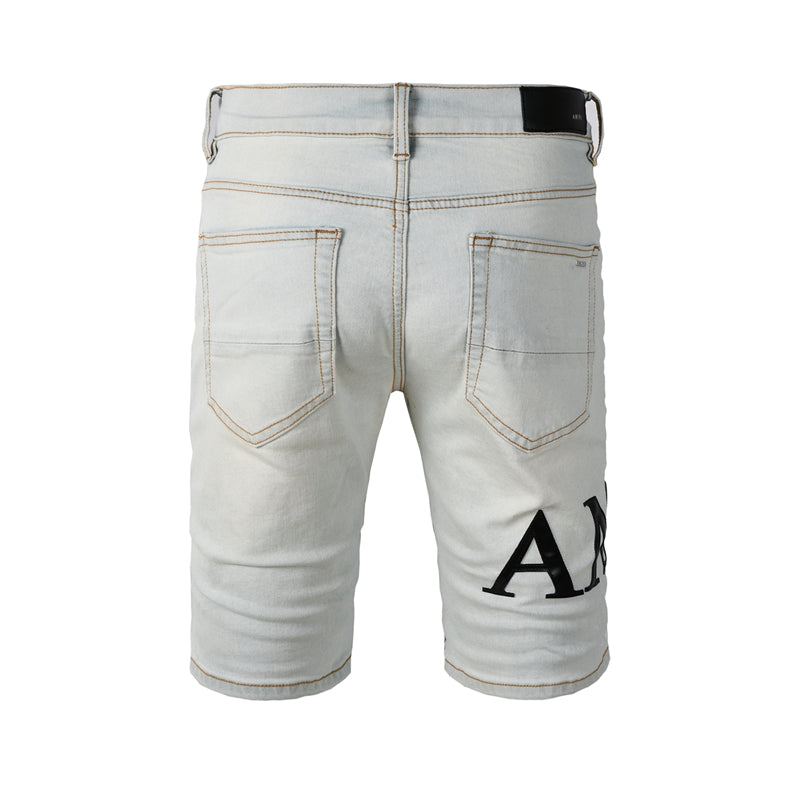 SOLLSALE-AMIRI  Fashion Denim shorts 6001