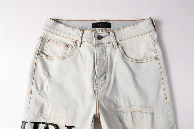 SOLLSALE-AMIRI  Fashion Denim shorts 6001