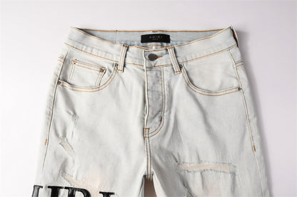 SOLLSALE-AMIRI  Fashion Denim shorts 6001