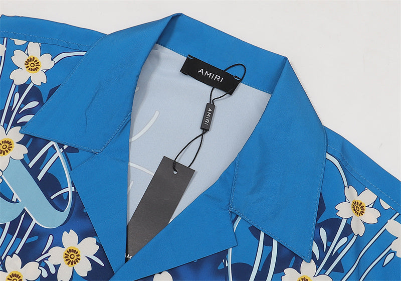 SOLLSALE-AMIRI silk shirt