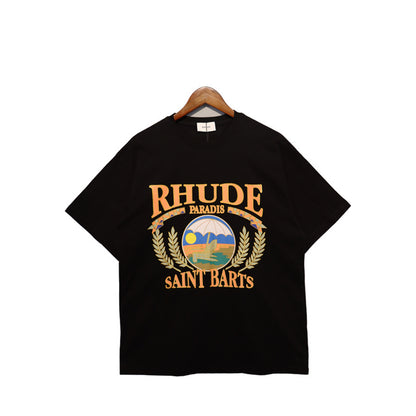 SOLLSALE-RHUDE fashion T-shirt