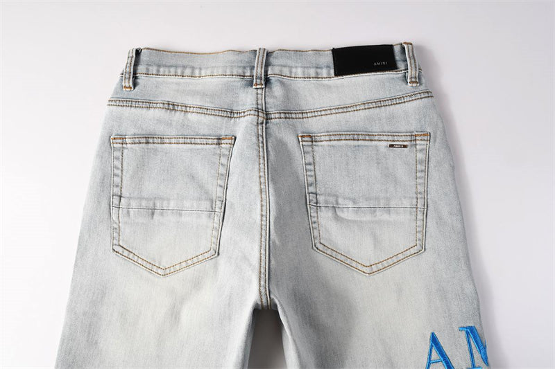 SOLLSALE-AMIRI  Fashion Denim shorts 6012