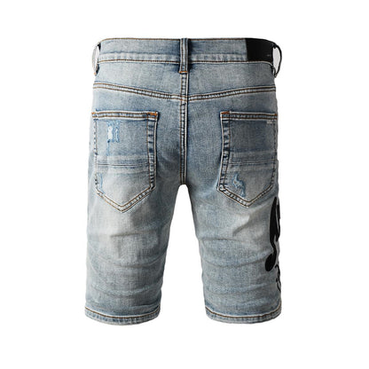SOLLSALE-AMIRI  Fashion Denim shorts 6011