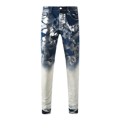 SOLLSALE-PURPLE  Fashion Jeans 9134