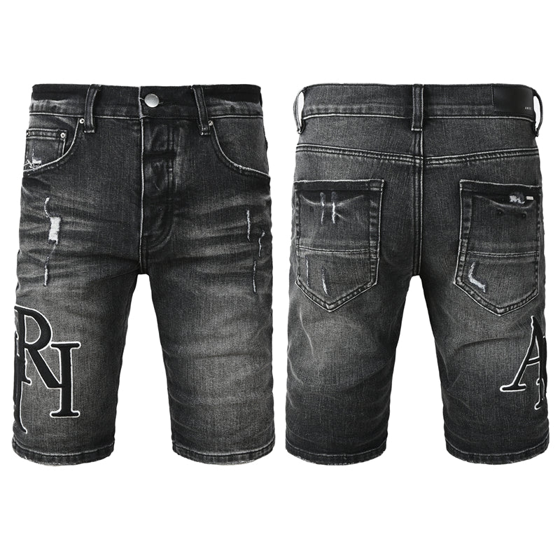 SOLLSALE-AMIRI  Fashion Denim shorts 6004