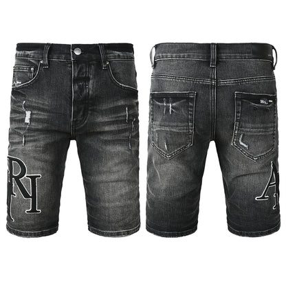 SOLLSALE-AMIRI  Fashion Denim shorts 6004