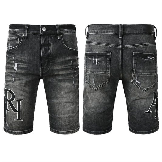 SOLLSALE-AMIRI  Fashion Denim shorts 6004