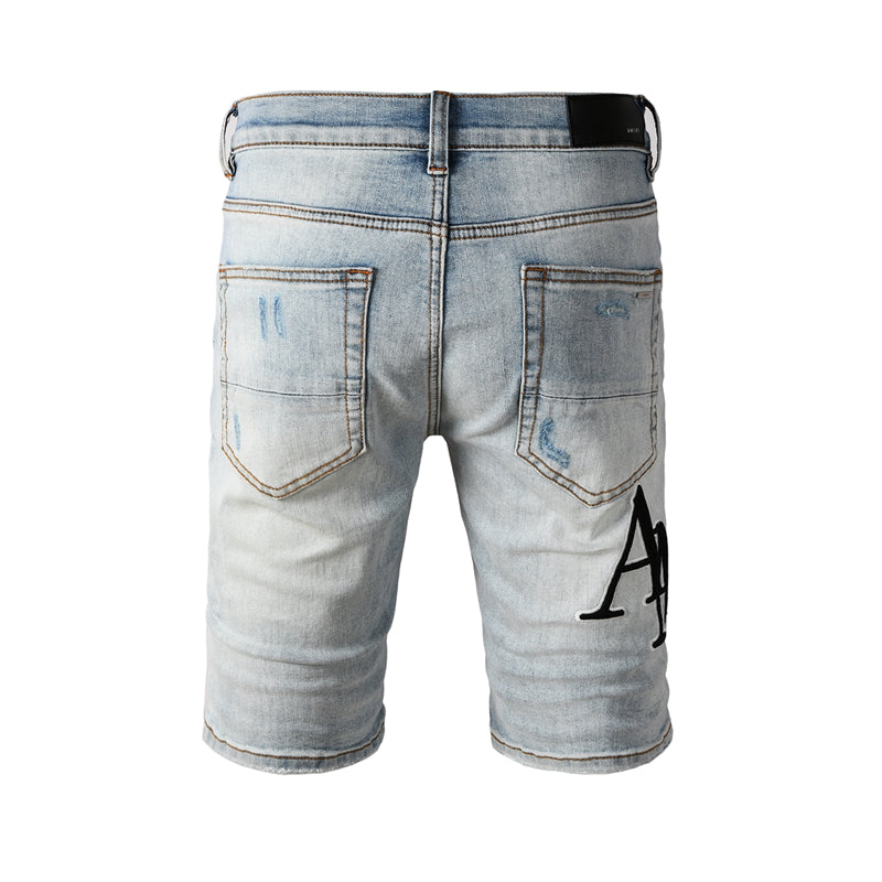 SOLLSALE-AMIRI  Fashion Denim shorts 6009
