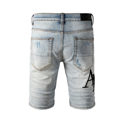 SOLLSALE-AMIRI  Fashion Denim shorts 6009