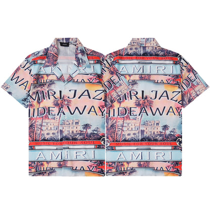 SOLLSALE-AMIRI silk shirt