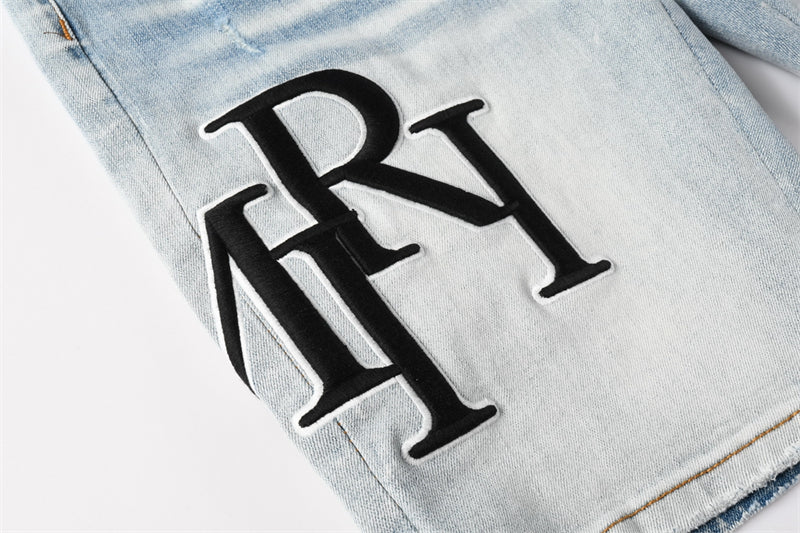 SOLLSALE-AMIRI  Fashion Denim shorts 6009