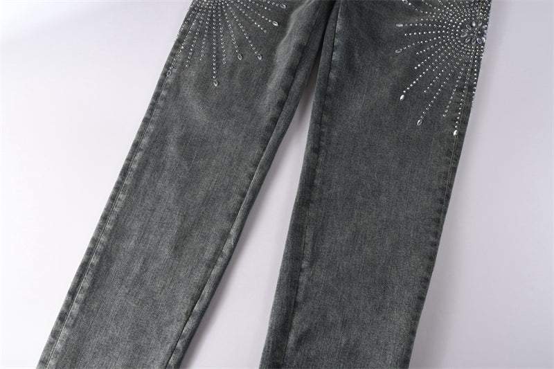 SOLLSALE-PURPLE  Fashion Jeans 9122
