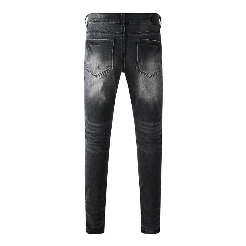 SOLLSALE-PURPLE  Fashion Jeans 9135