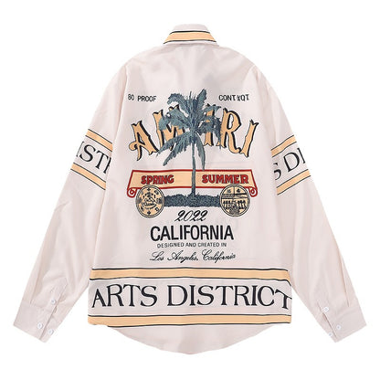 SOLLSALE-AMIRI silk shirt