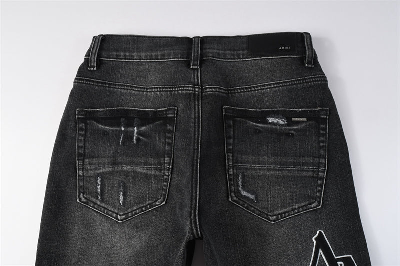 SOLLSALE-AMIRI  Fashion Denim shorts 6004