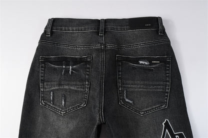 SOLLSALE-AMIRI  Fashion Denim shorts 6004