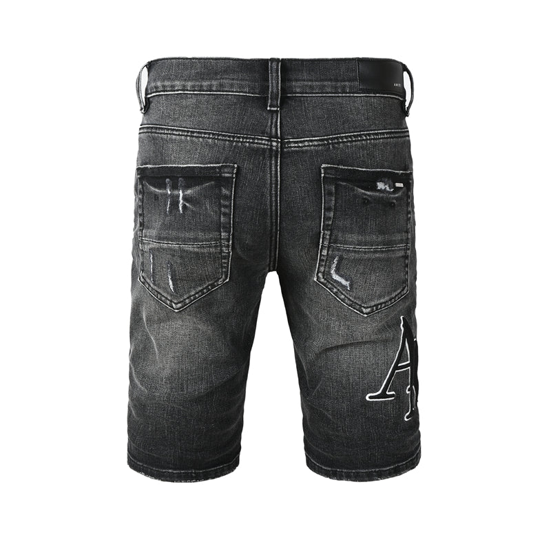 SOLLSALE-AMIRI  Fashion Denim shorts 6004